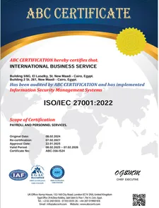 ISO/IEC 27001:2022 Certificate