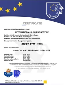ISO/IEC 27701:2019 Certificate